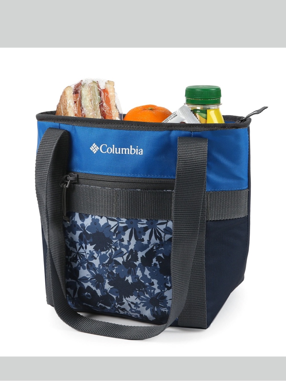 Columbia Kruser Ridge Lunch Tote Blue and Navy Floral Toiletry Tote